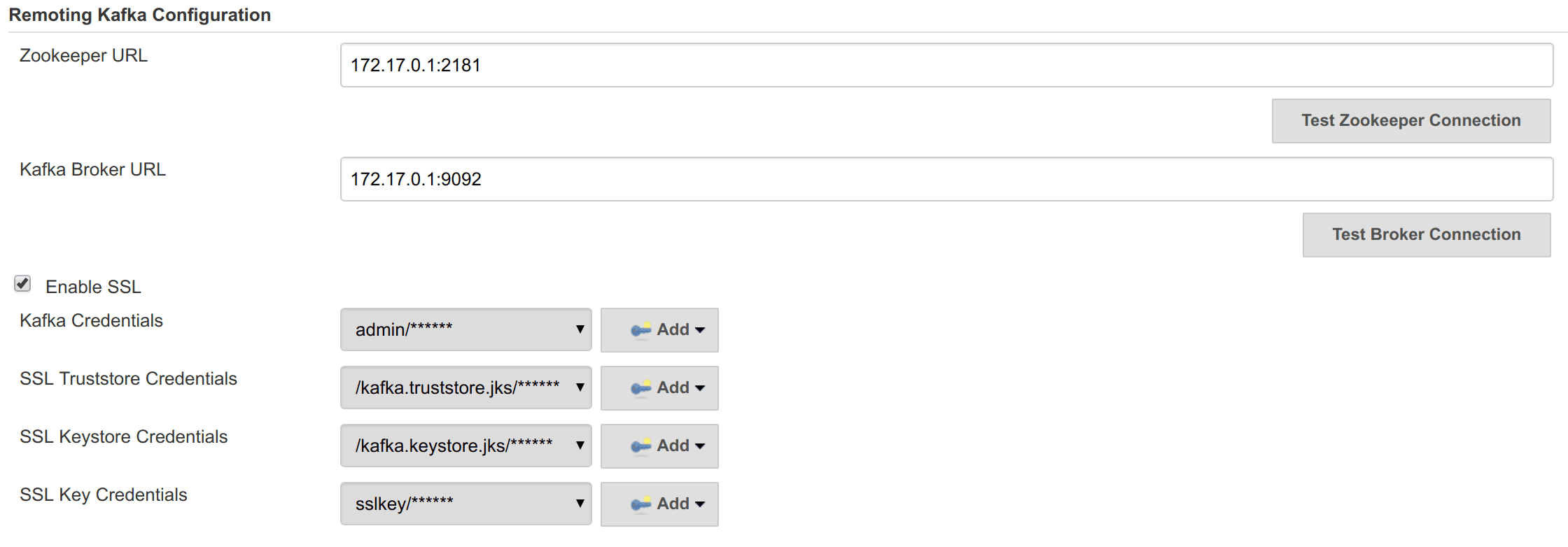 Remoting Kafka Plugin Global Configuration remoting kafka configuration